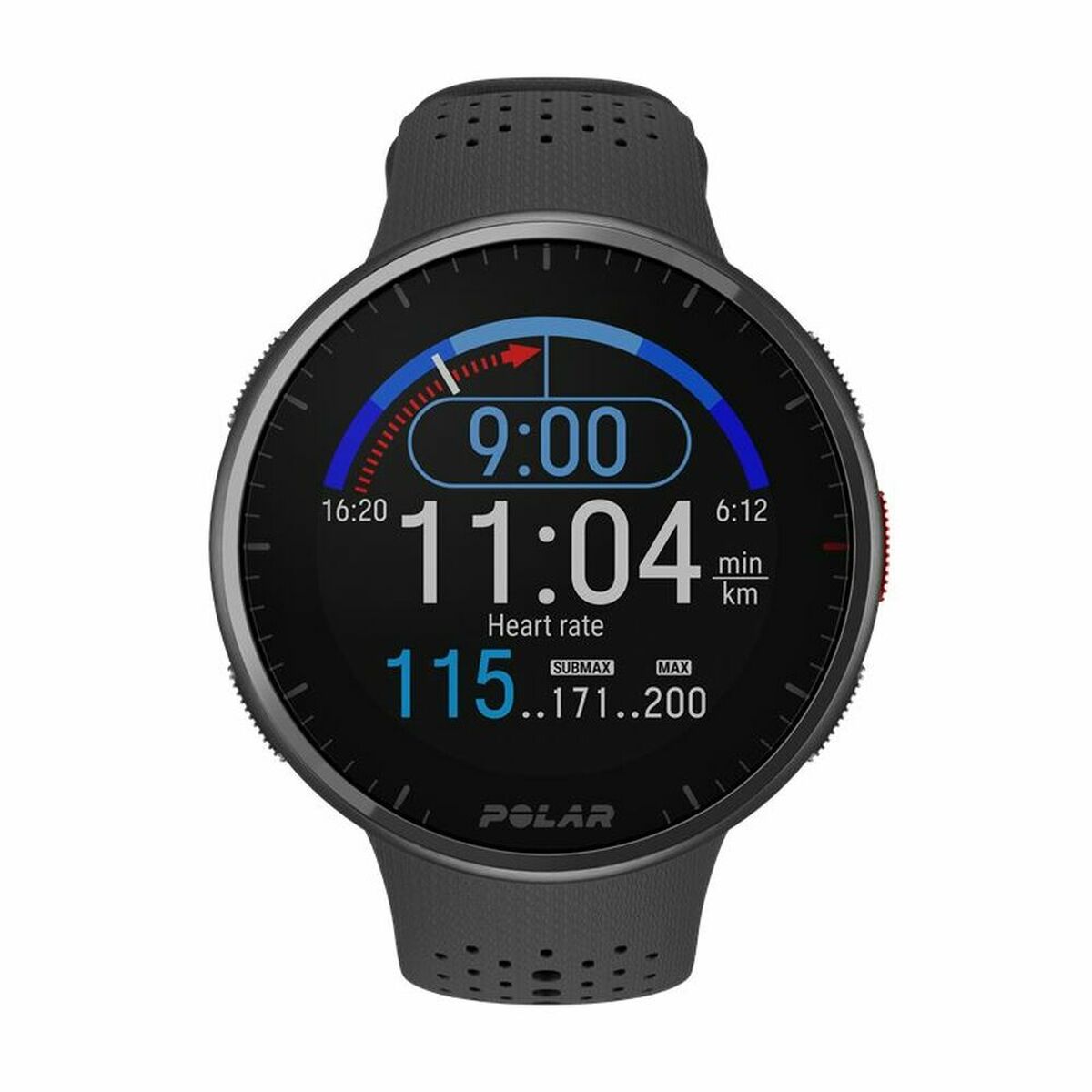 Smartklocka Polar Svart 1,2" - 12
