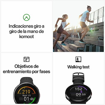 Smartklocka Polar Svart 1,2"