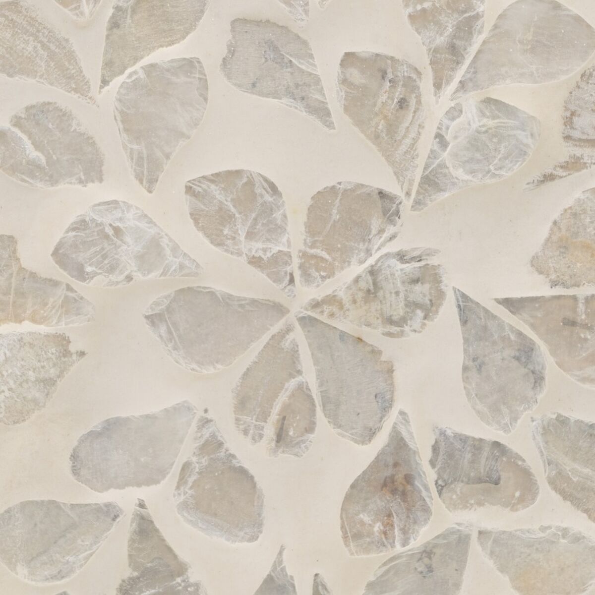 Ljusstakar Beige Pärlemor Trä MDF 10,5 x 10,5 x 16 cm - 3