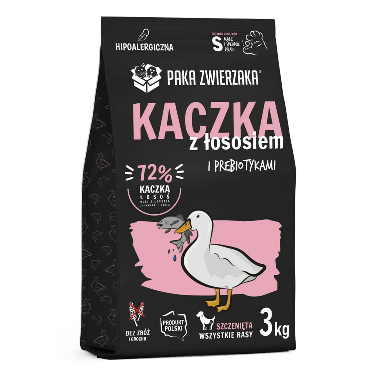 Foder Paka Zwierzaka Puppy Duck Anka 3 Kg