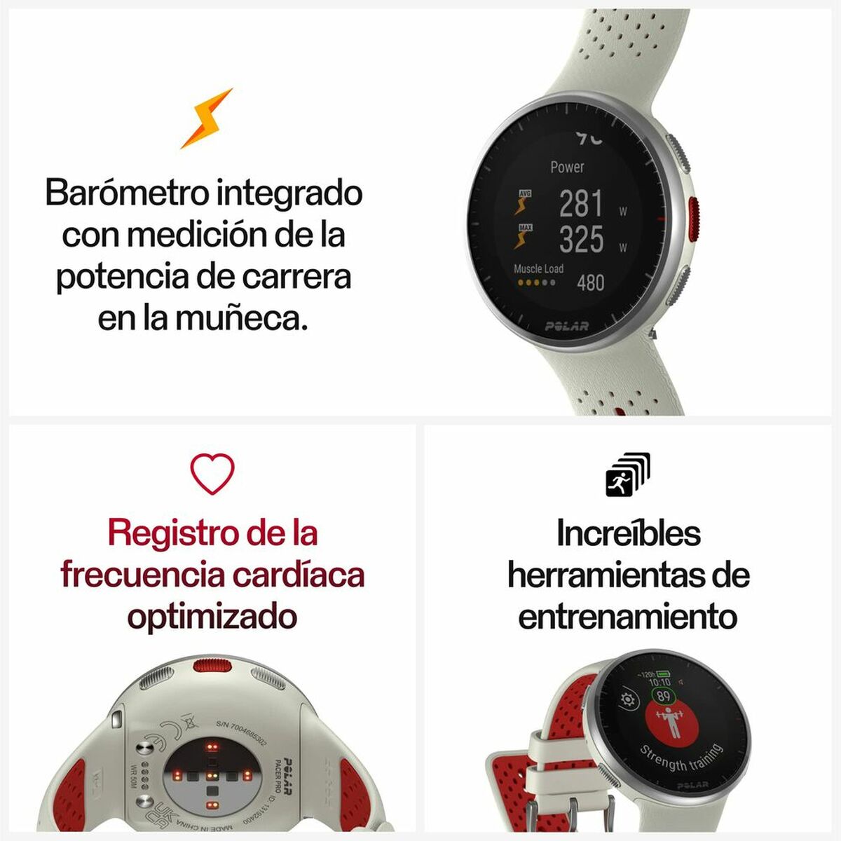 Smartklocka Polar 1,2" - 4