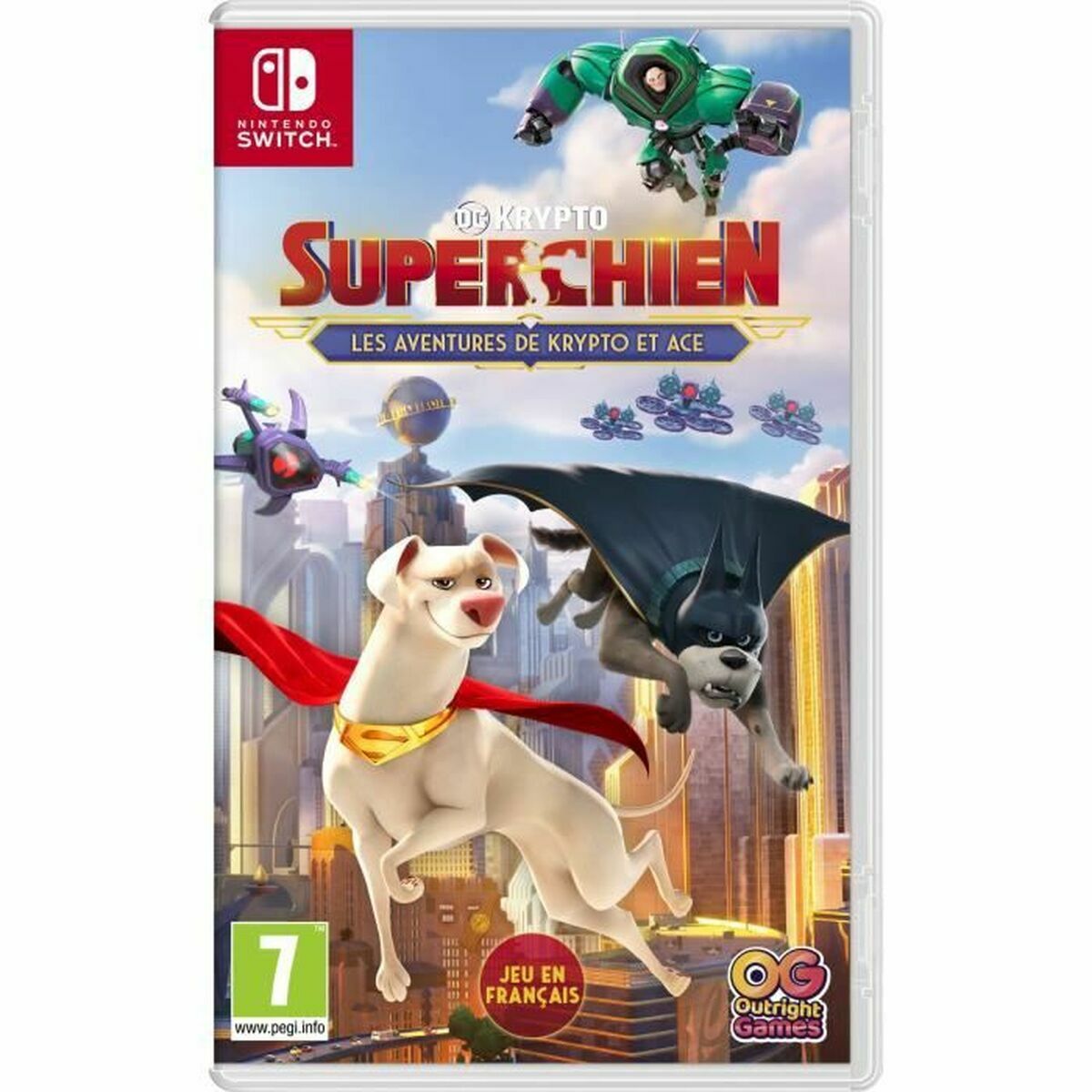 TV-spel för Switch Bandai Krypto Super-Dog: Adventures of Krypto and Ace