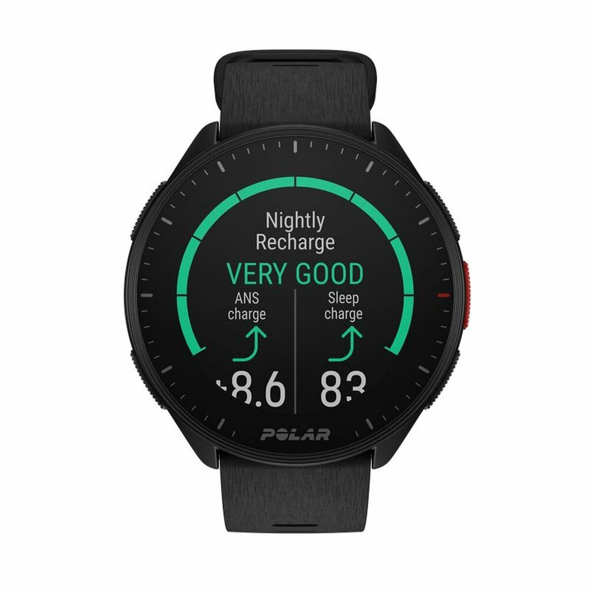 Smartwatch med stegräknare Polar Svart 1,2" Ø 45 mm - 4