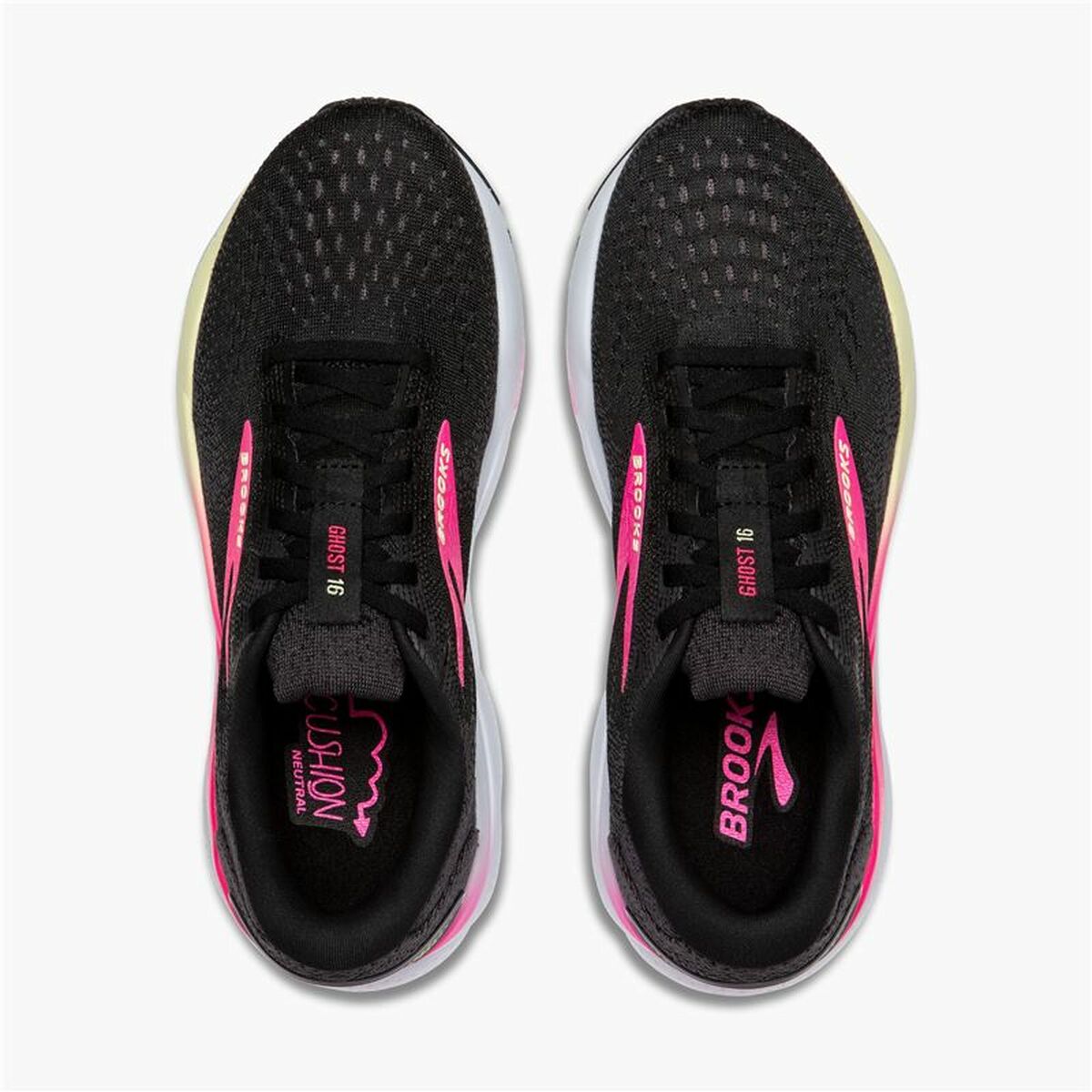 Sportskor Brooks Ghost 16 Svart Rosa Kvinna - 3