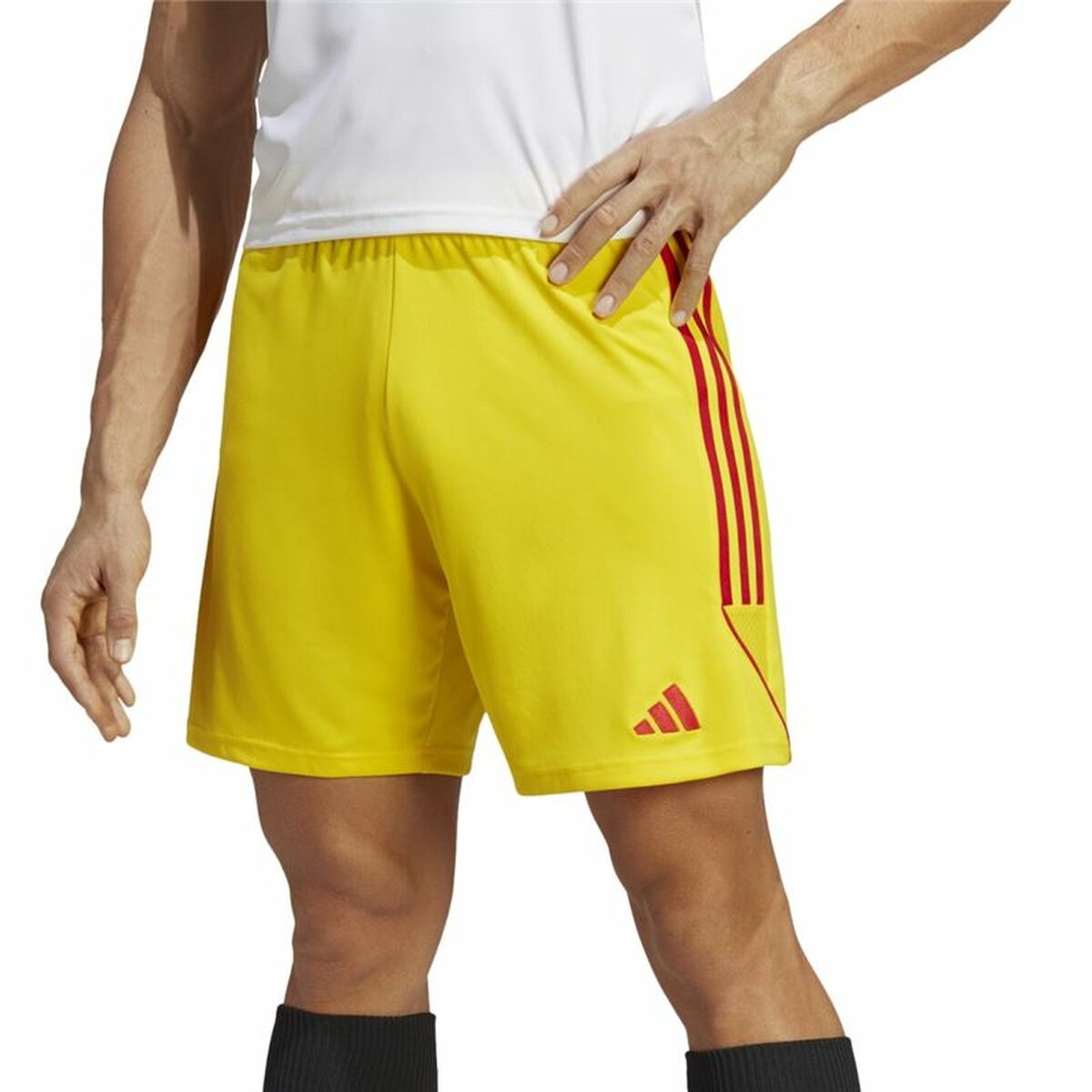 Fotbollsträningsbyxor, Vuxen Adidas Tiro 23 Gul Män