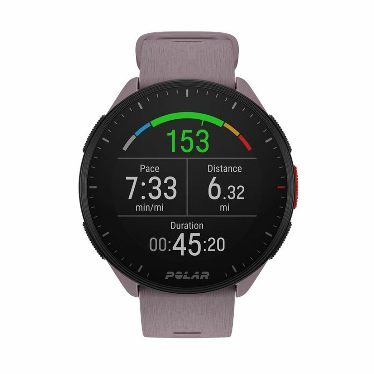 Smartwatch med stegräknare Running Polar Purpur 1,2" - 7