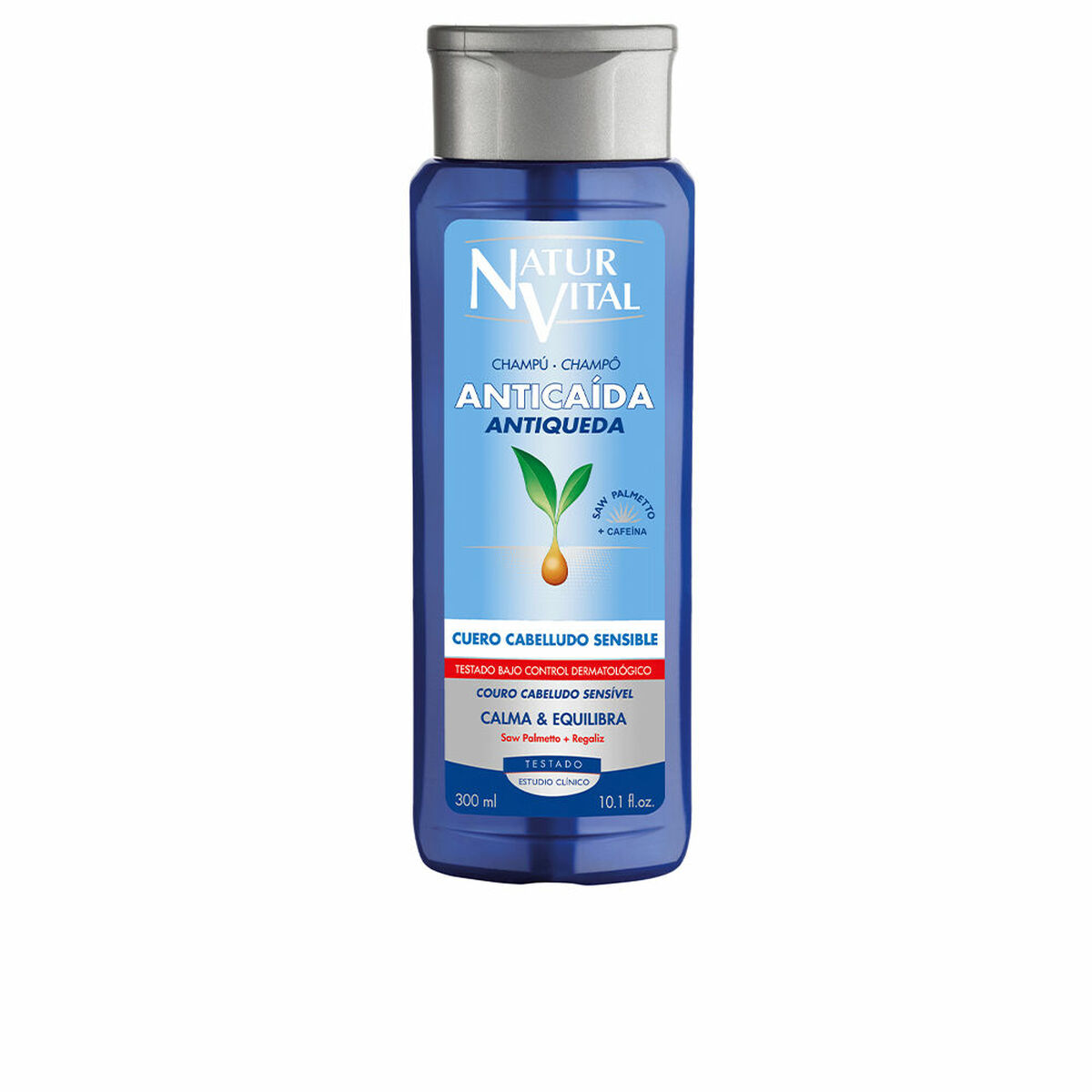 Schampo Naturvital Champu Anticaida 300 ml Känslig hårbotten