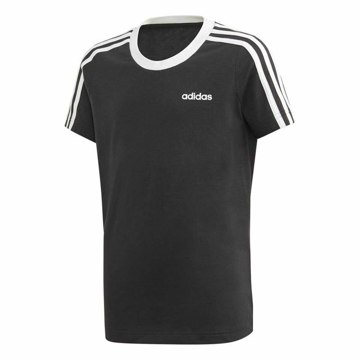 Barn T-shirt med kortärm Adidas  YG BF Tee  Svart - 5