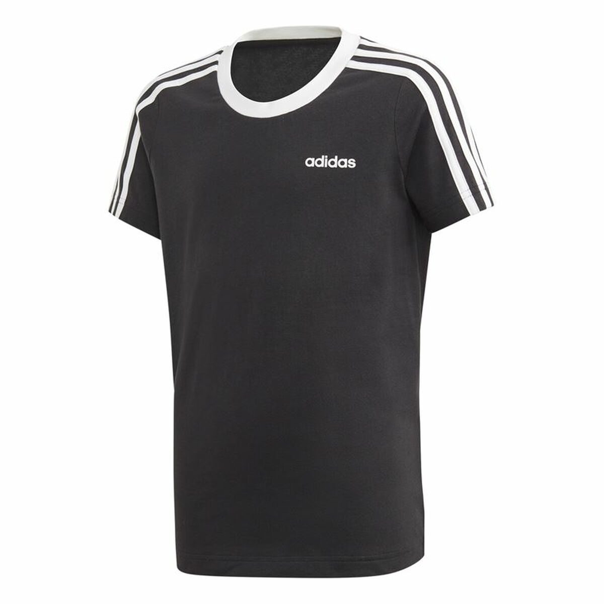 Barn T-shirt med kortärm Adidas  YG BF Tee  Svart - 2