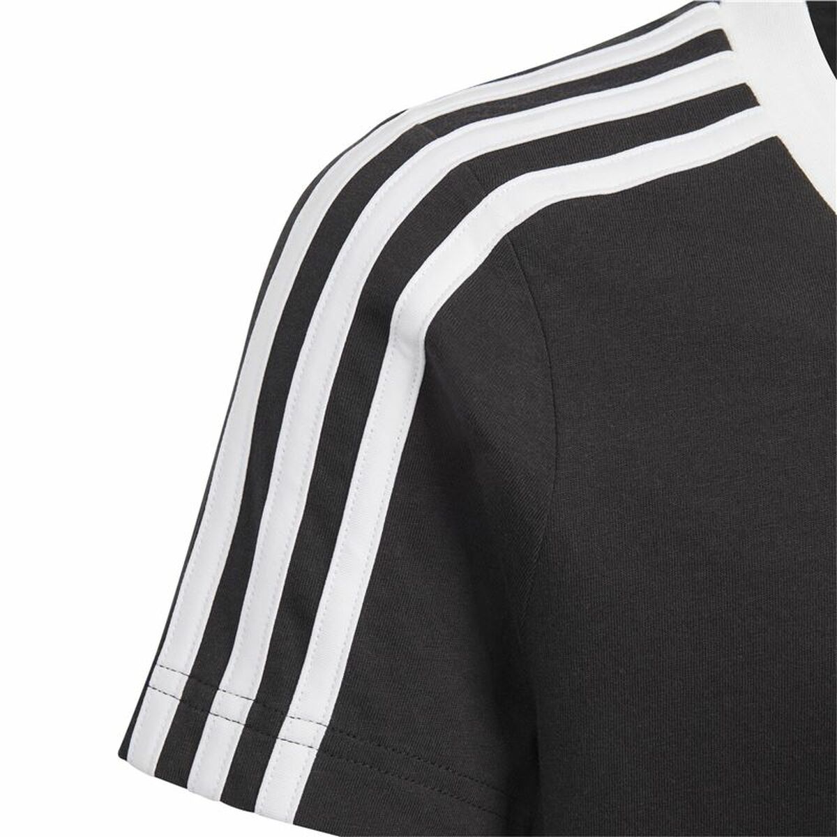 Barn T-shirt med kortärm Adidas  YG BF Tee  Svart - 17