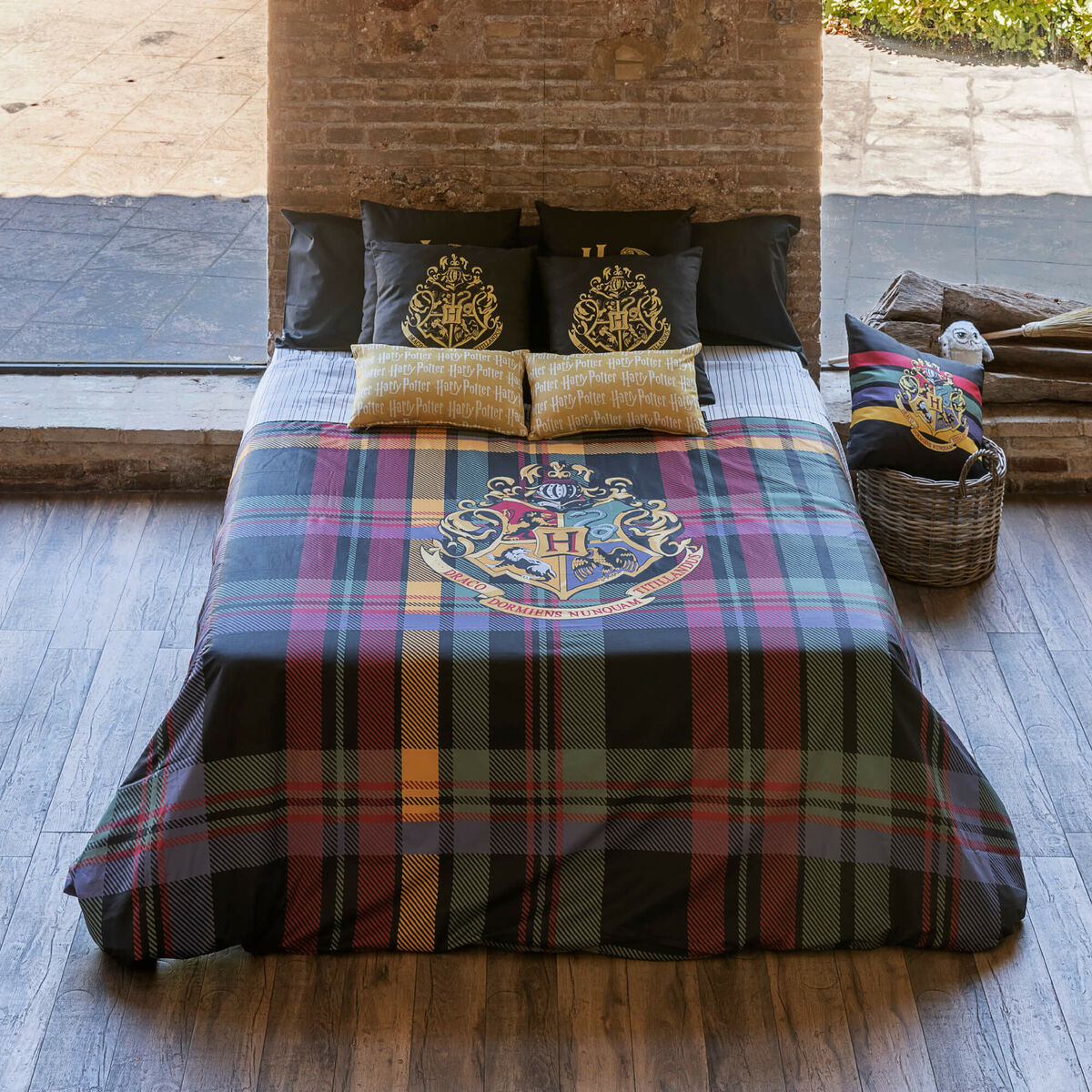 Påslakan Harry Potter Classic Hogwarts Multicolour 175 Trådar 180 x 220 cm Säng 105 - 2