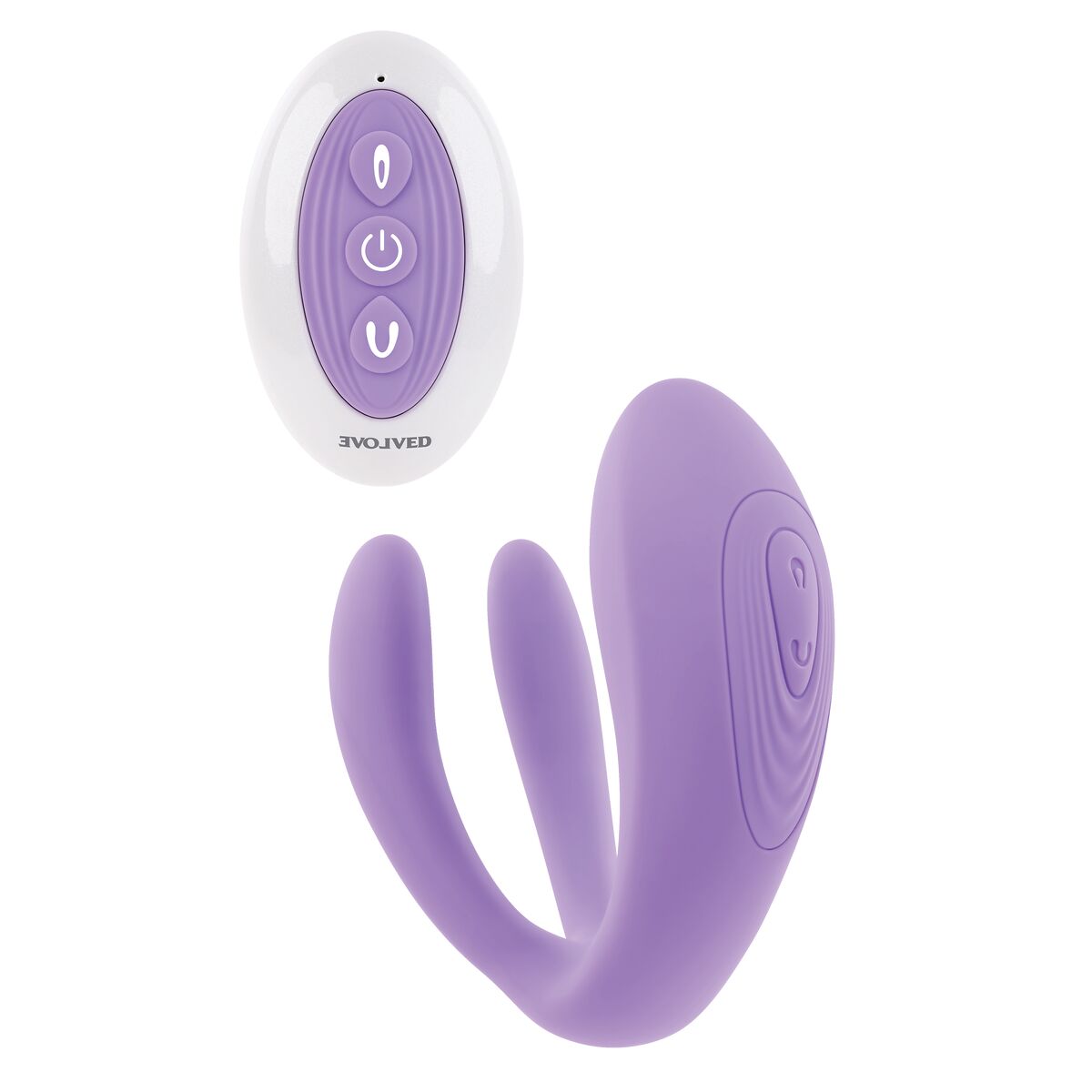 Dubbelvibrator Dual Stimulation Vibe Evolved Purpur - 4