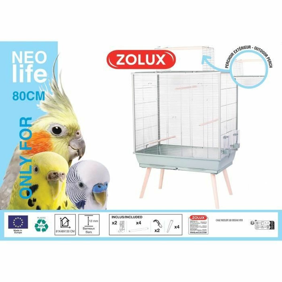 Fågelbur Zolux - 2