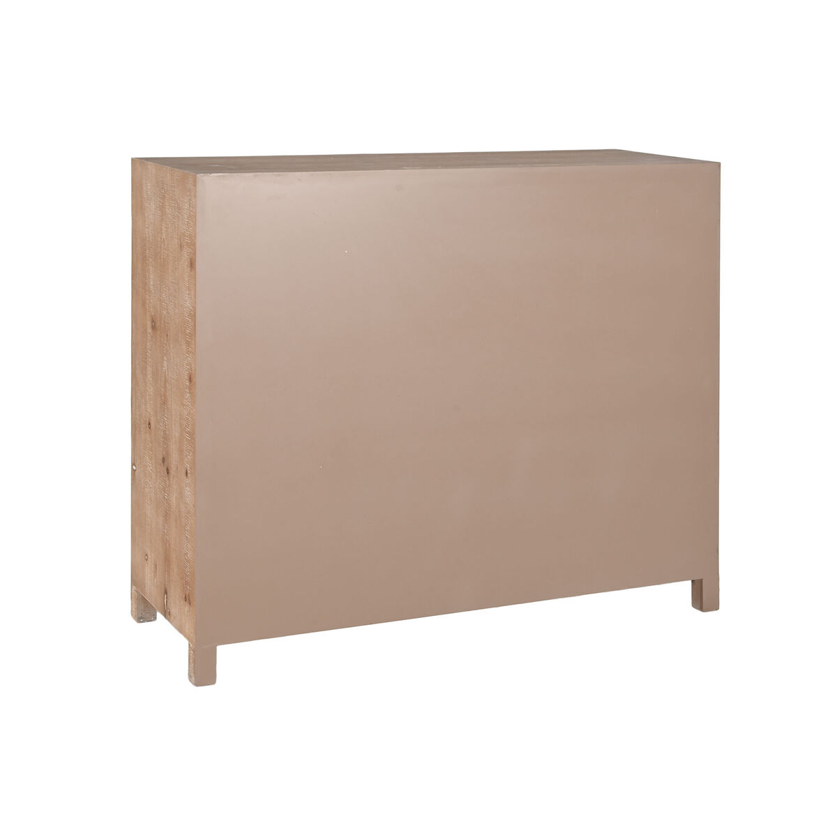 Byrå Home ESPRIT Svart Naturell Metall Gran Cottage 110 x 40 x 92,5 cm - 5