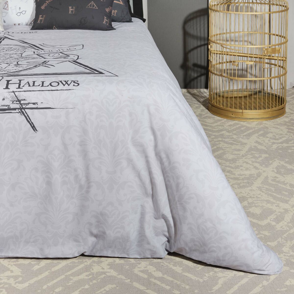 Påslakan Harry Potter Deathly Hallows Legend Multicolour 175 Trådar 220 x 220 cm Säng 135/140 - 4