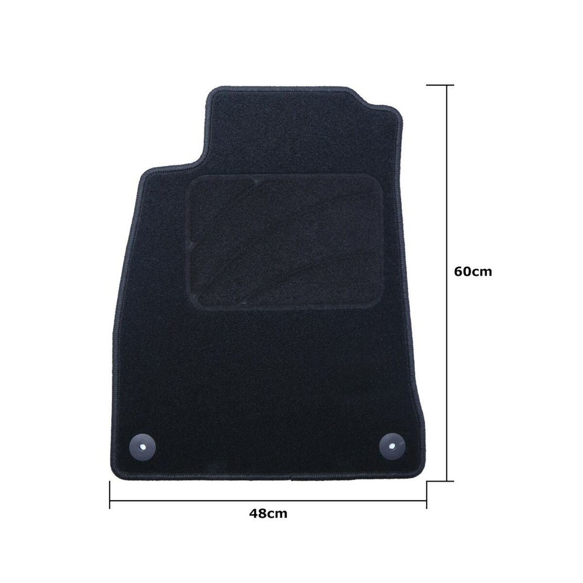 Set med bilgolvmattor OCC Motorsport OCCD0015 5 Delar - 6