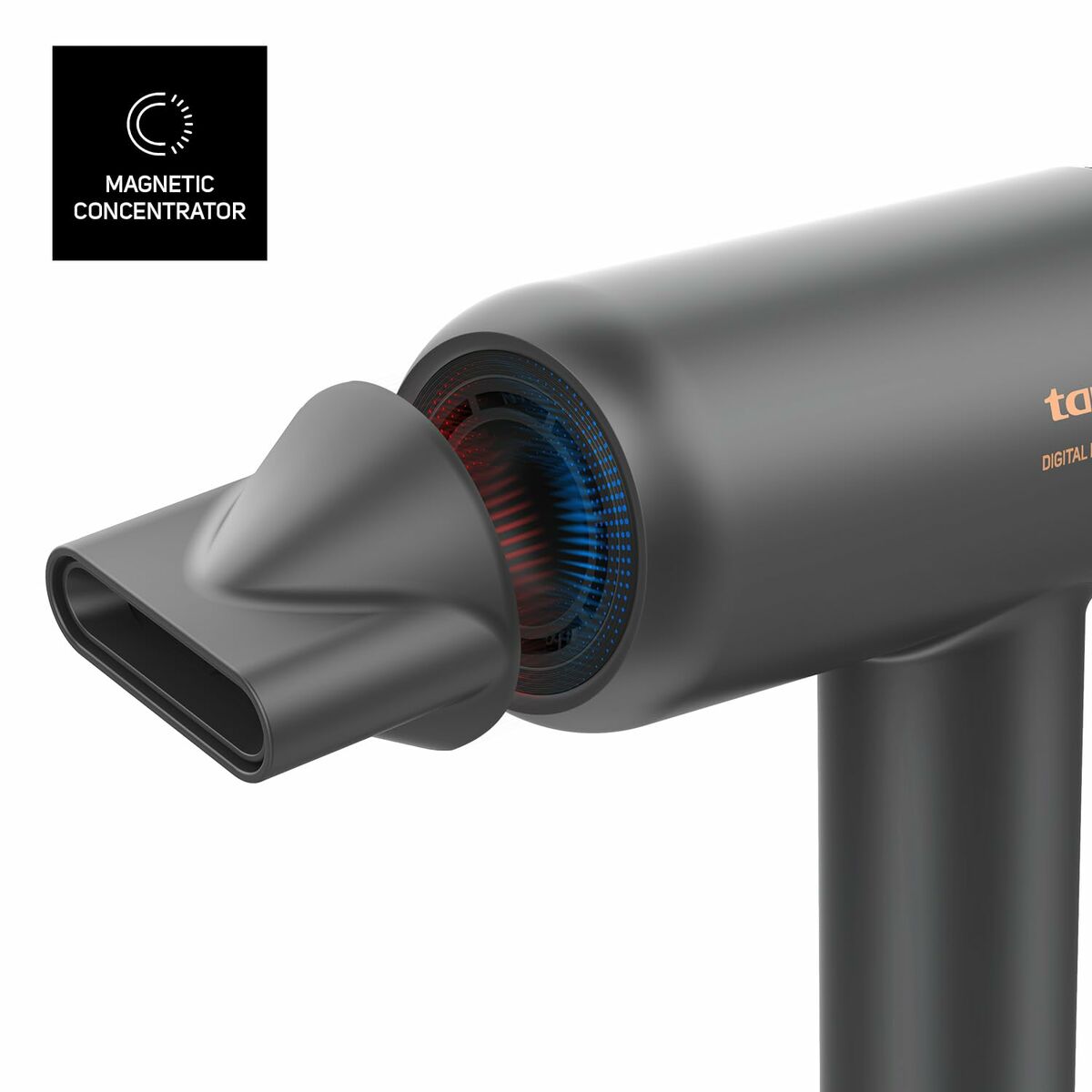 Hårtork Taurus FORCE 2000 IONI Svart 1800 W - 2