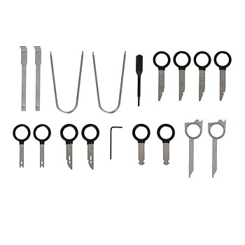 vidaXL Bilradio borttagningsnycklar 20-pack