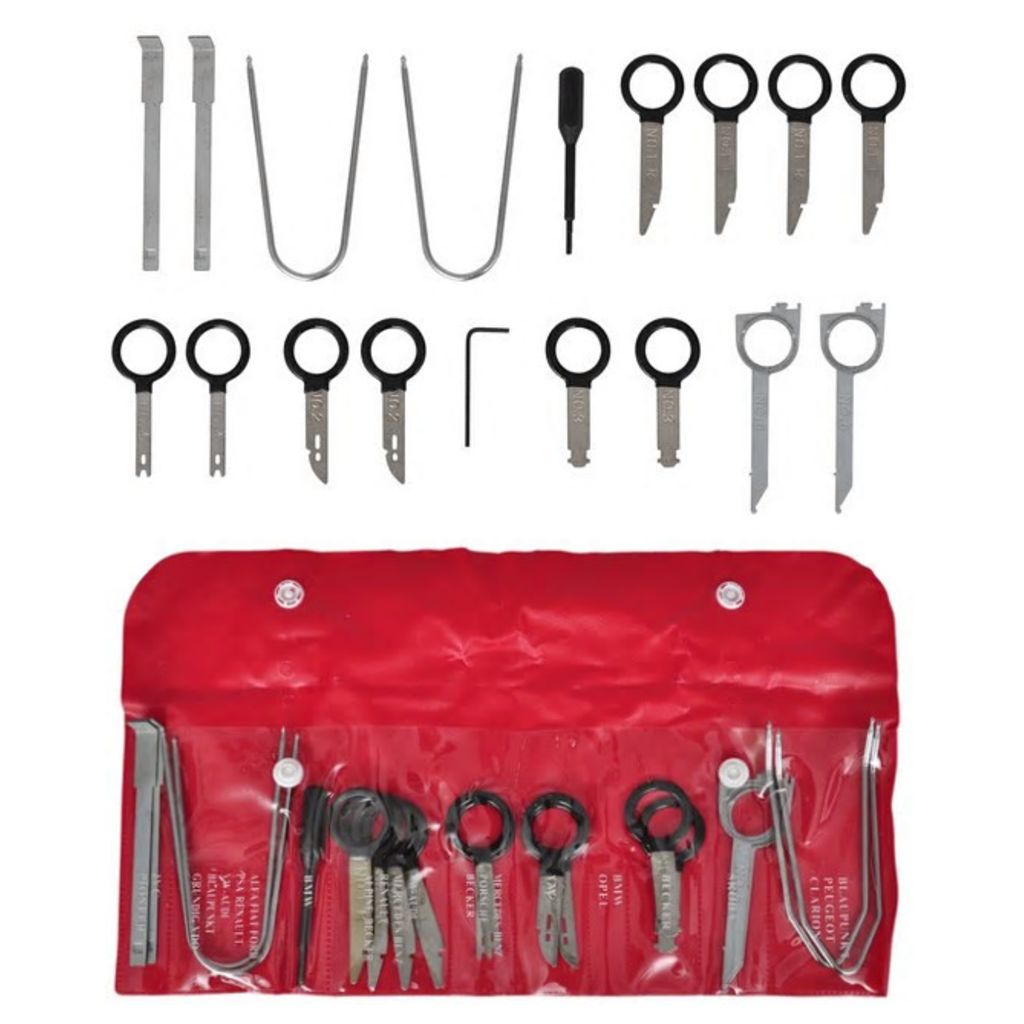 vidaXL Bilradio borttagningsnycklar 20-pack - 5