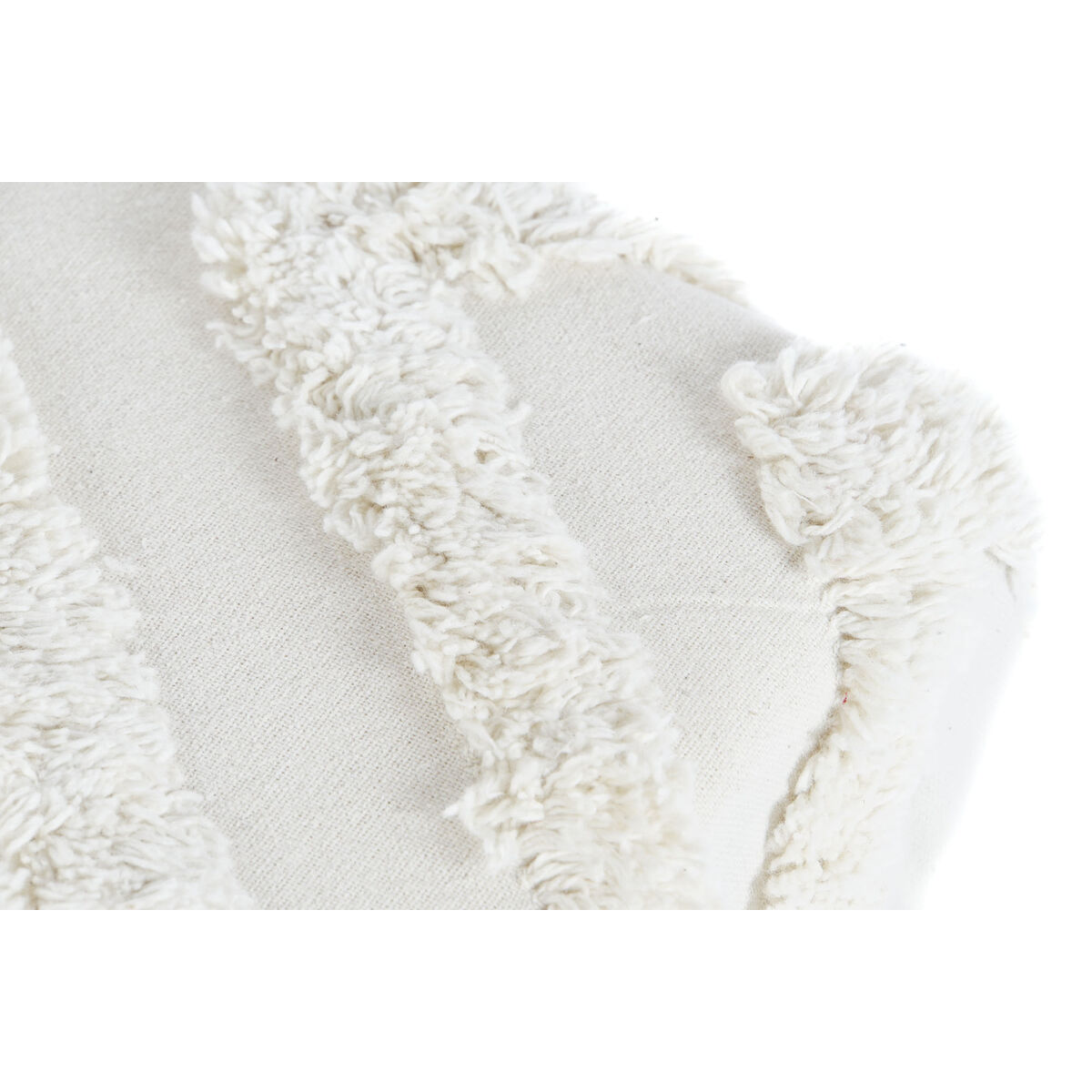 Fotpall DKD Home Decor Vit Brun Urban 60 x 30 x 40 cm - 2