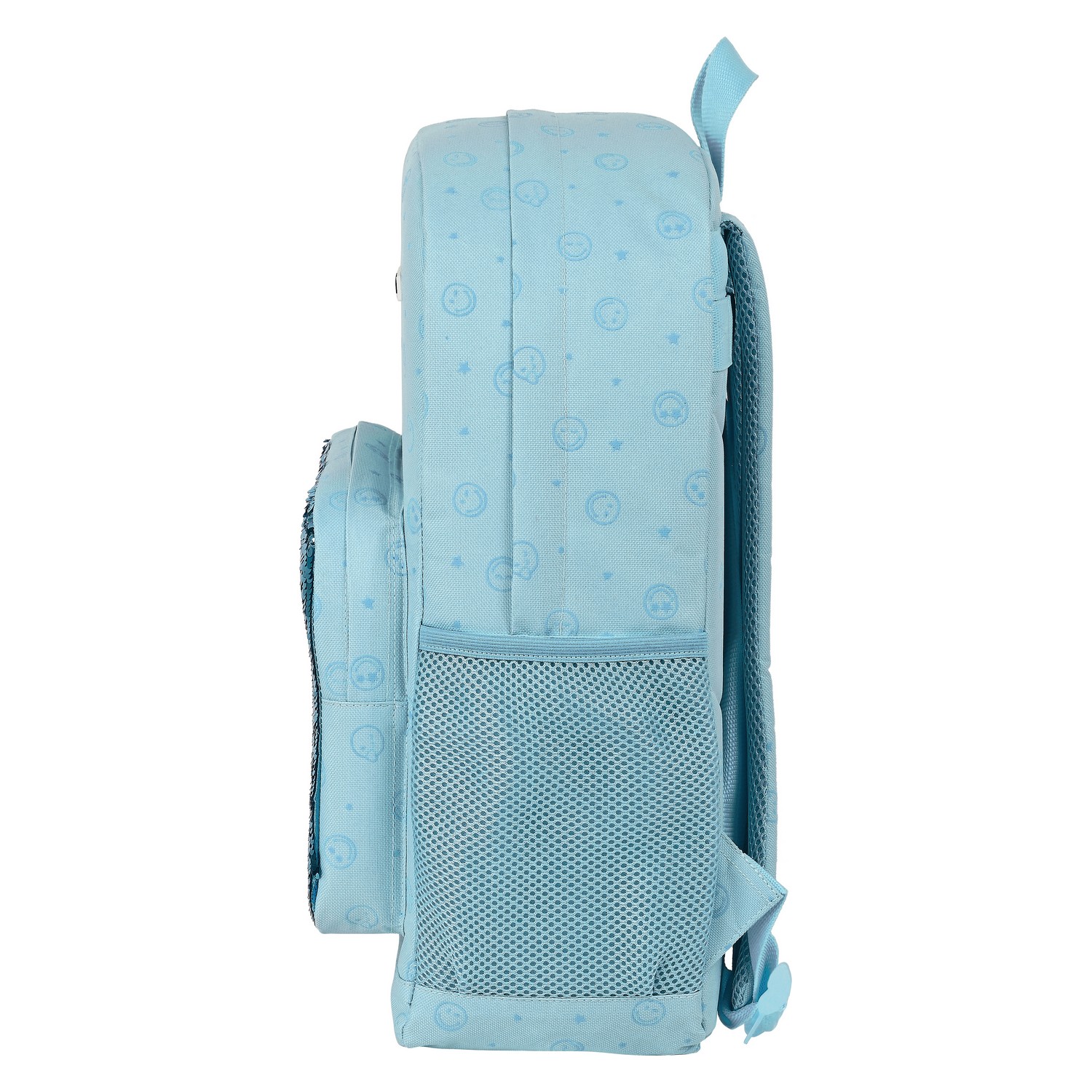 Skolryggsäck Smiley M754 Blå 32 x 43 x 14 cm - 2