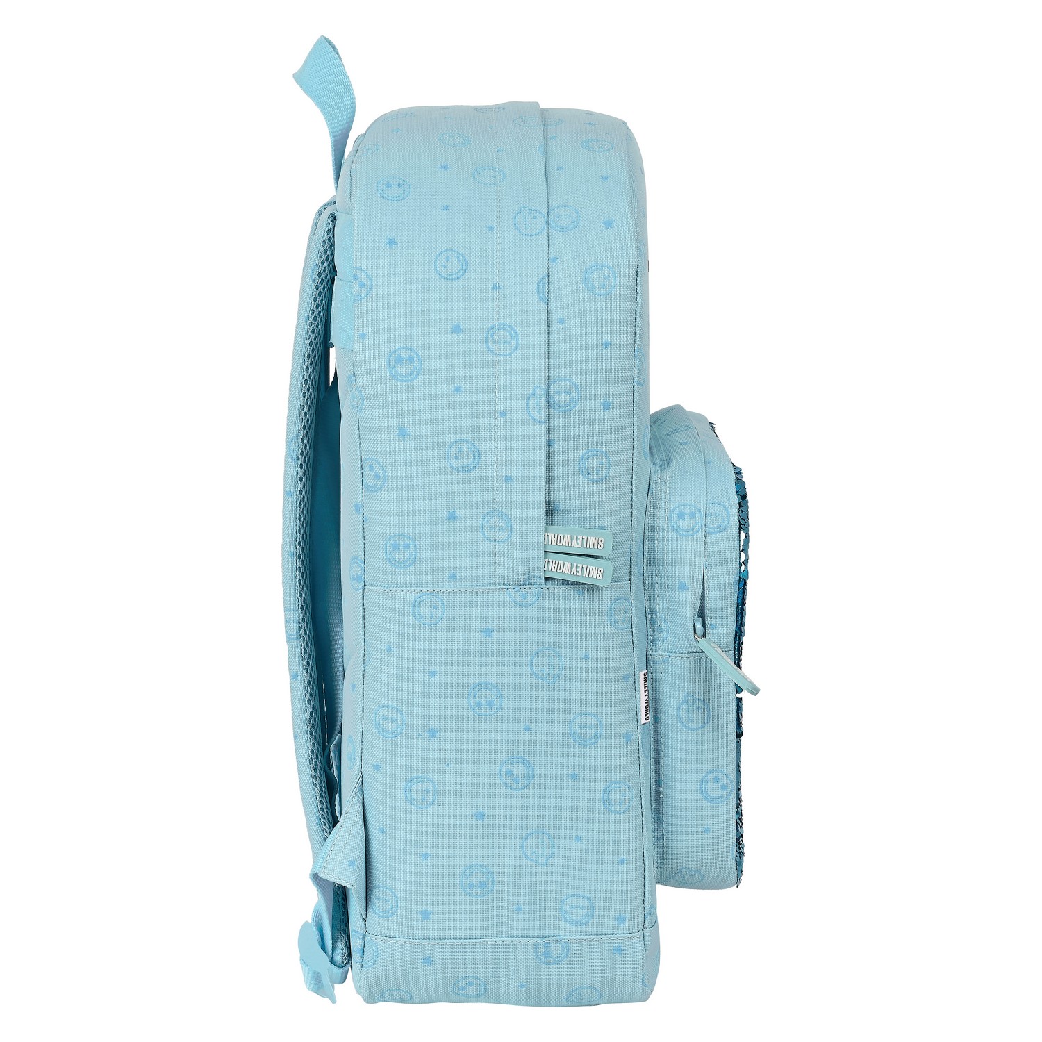 Skolryggsäck Smiley M754 Blå 32 x 43 x 14 cm - 4