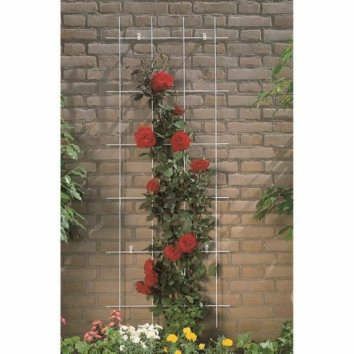 Trädgårdsstaket Nature Grön Galvaniserat stål 42,5 x 145 cm - 5