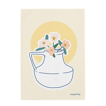 Kökstextil HappyFriday Aware Flower Power Multicolour 70 x 50 cm (2 antal)