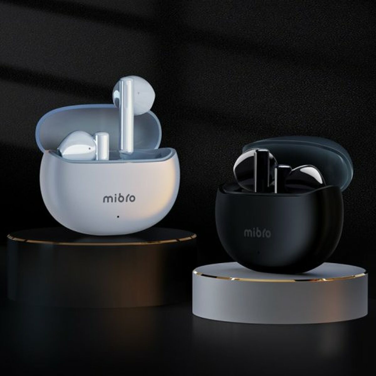 Hörlurar med Mikrofon Mibro Earbuds 2 Vit - 5