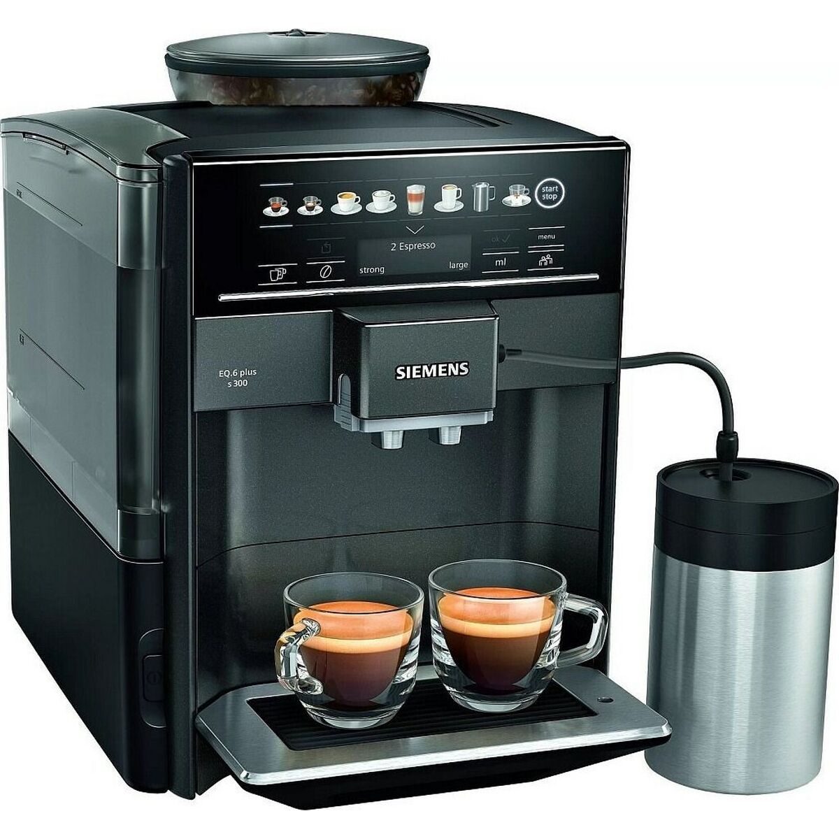 Superautomatisk kaffebryggare Siemens AG TE653M19RW Svart 1500 W 15 bar 300 g 1,7 L
