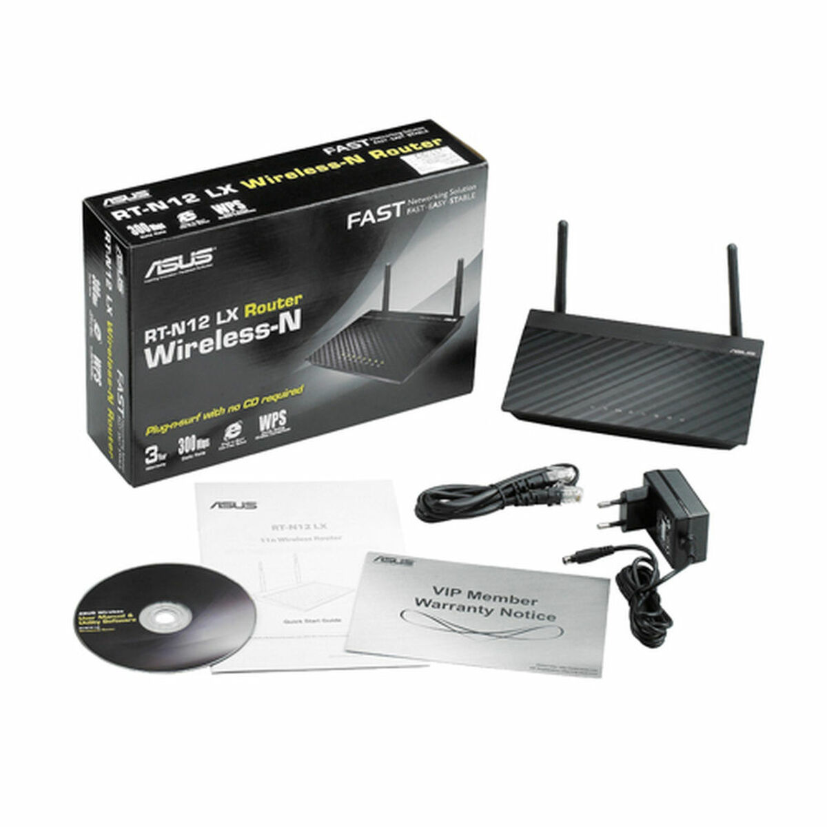 Router Asus RT-N12E Wifi 300 Mbps 2 x 2 dBi - 5