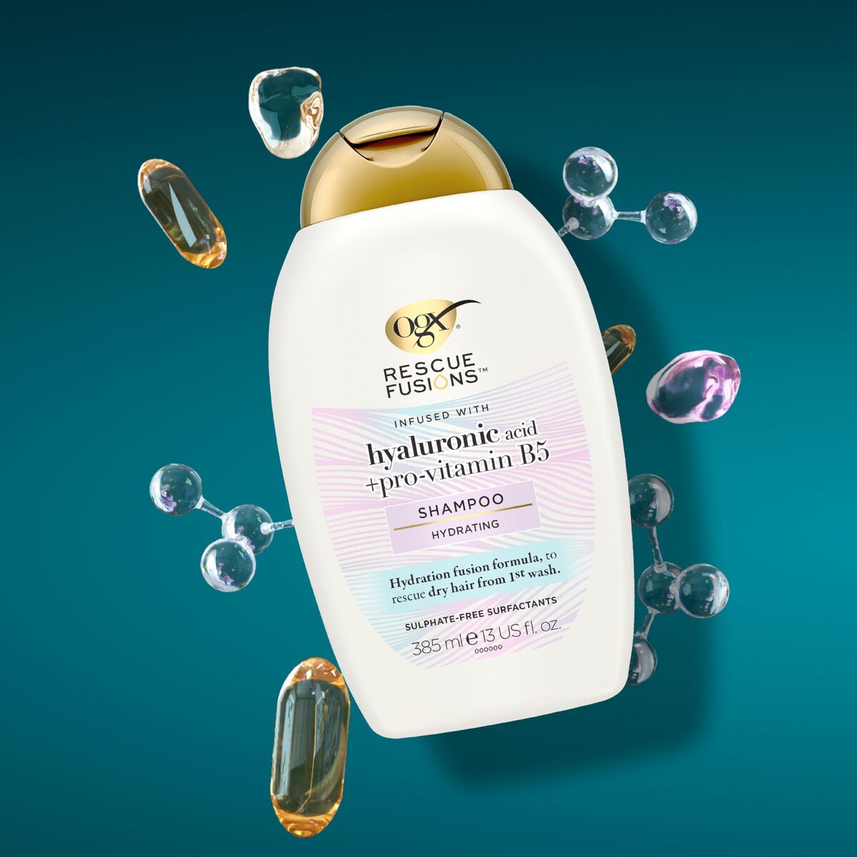 Schampo OGX HYALURONIC & PRO-VITAMIN B5 385 ml