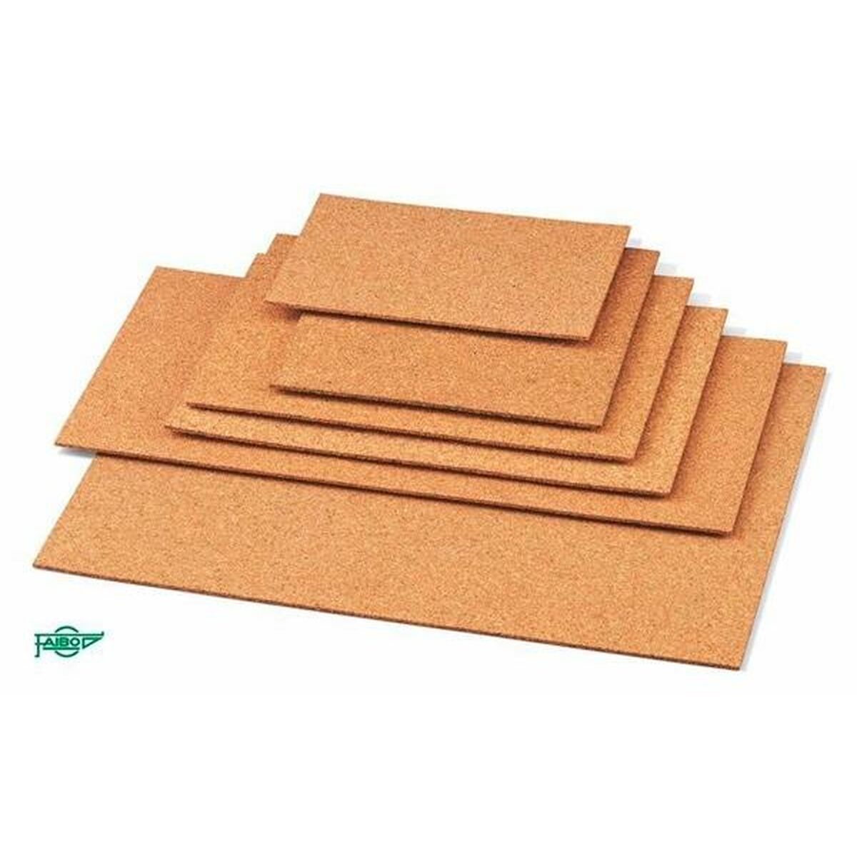 Pysselmaterial Faibo Kork 30 x 40 cm (10 Delar) - 2