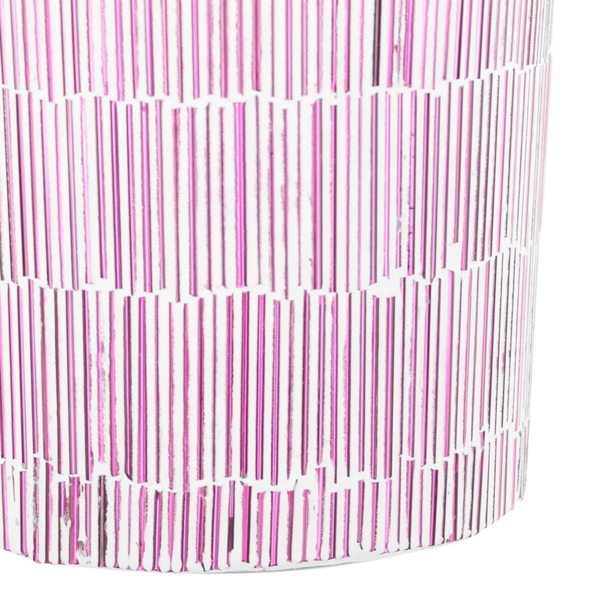 Ljusstakar Rosa Glas Cement 10 x 10 x 13 cm - 3