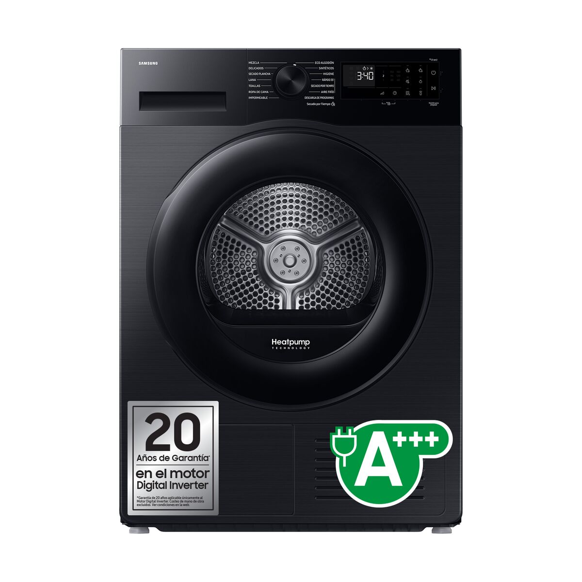 Värmepumpstumlare Samsung DV90DG52A0ABEC 9 kg - 2