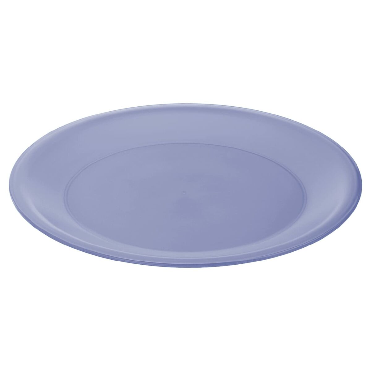 Platt skål Blå Röd Grön Plast (Renoverade B)