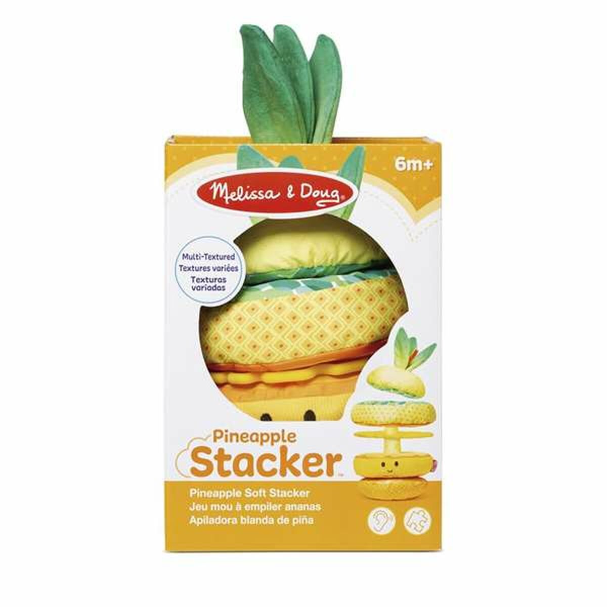 Staplingsbara block Melissa & Doug Ananas Leksak 5 Delar - 3