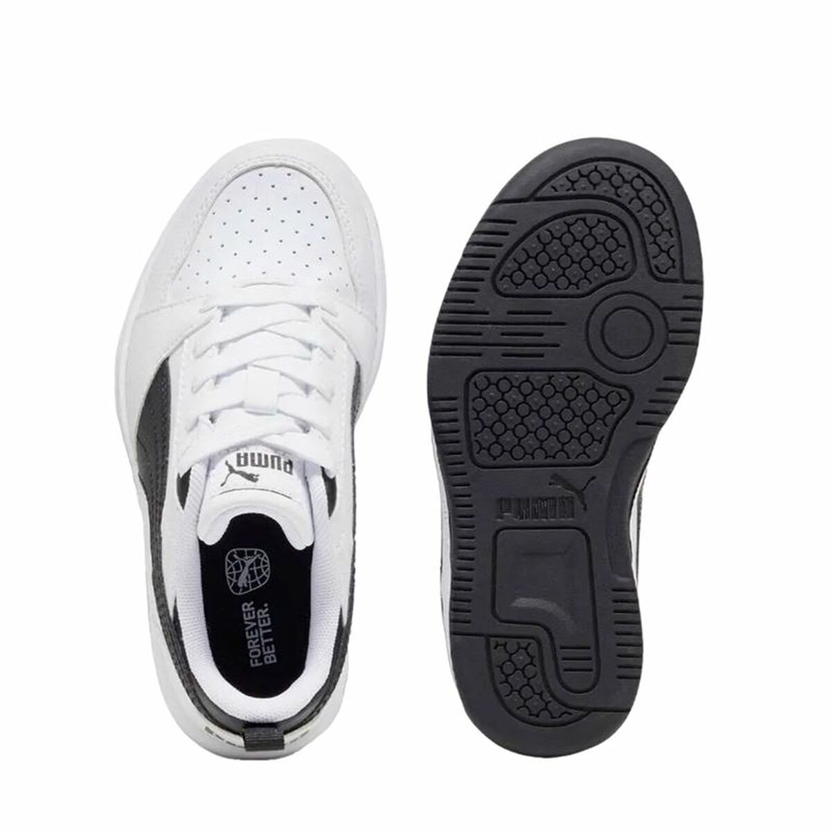 Sportskor Casual Barn Puma Rebound V6 Lo A Vit Svart - 3