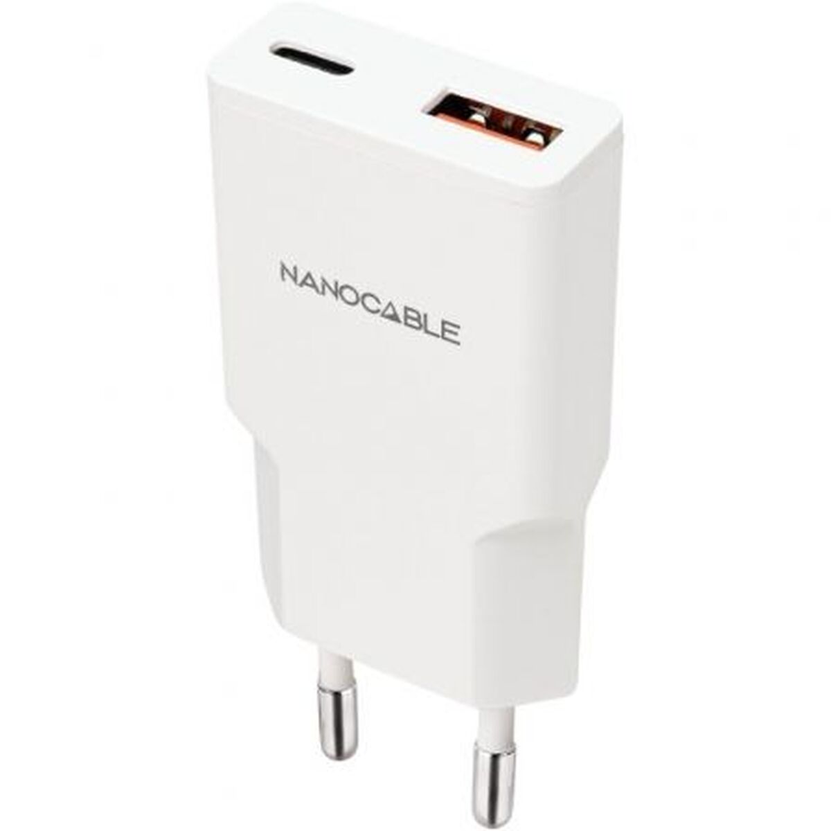 Väggladdare NANOCABLE 10.10.2022 Vit 20 W - 2