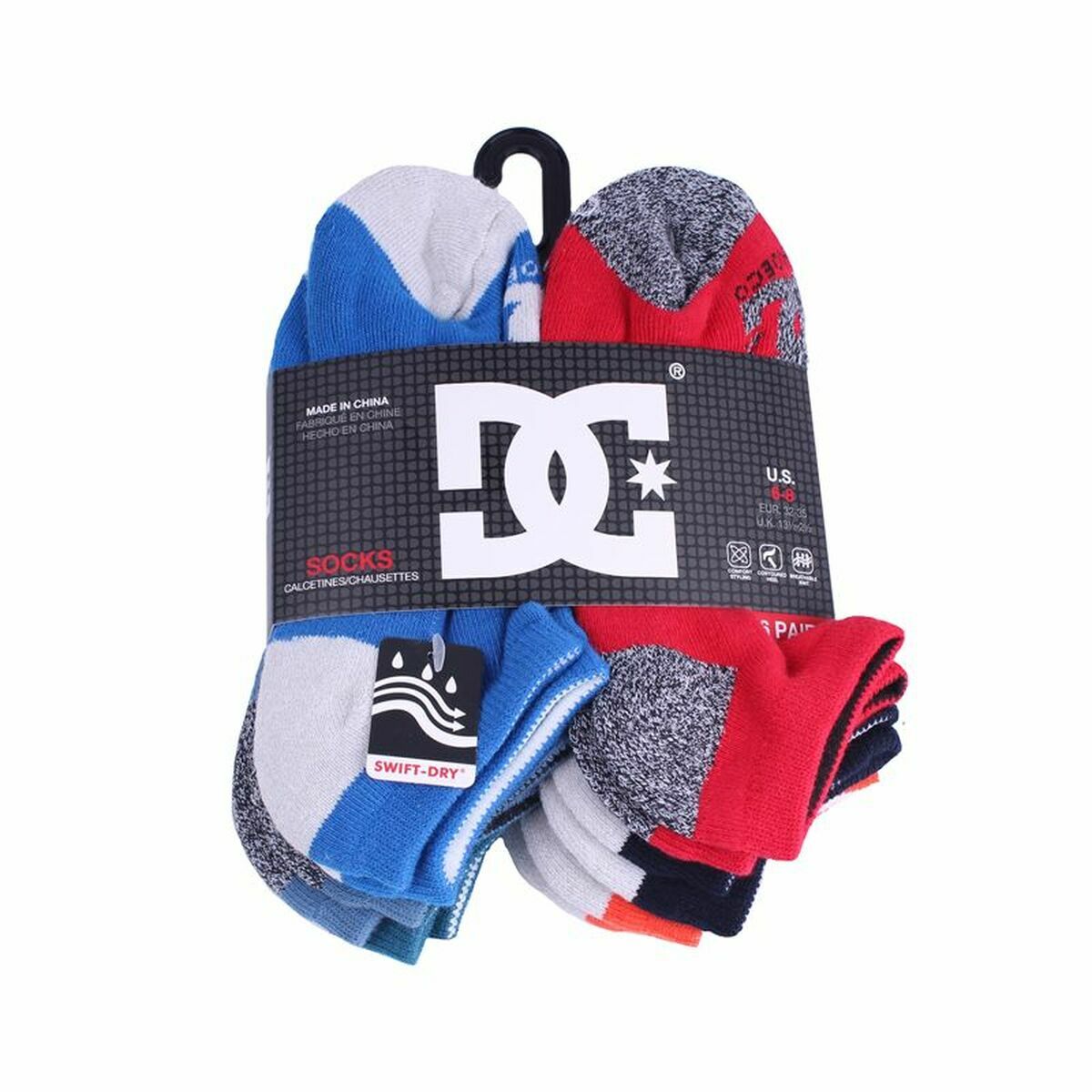 Strumpor Dc color Block Blå - 8