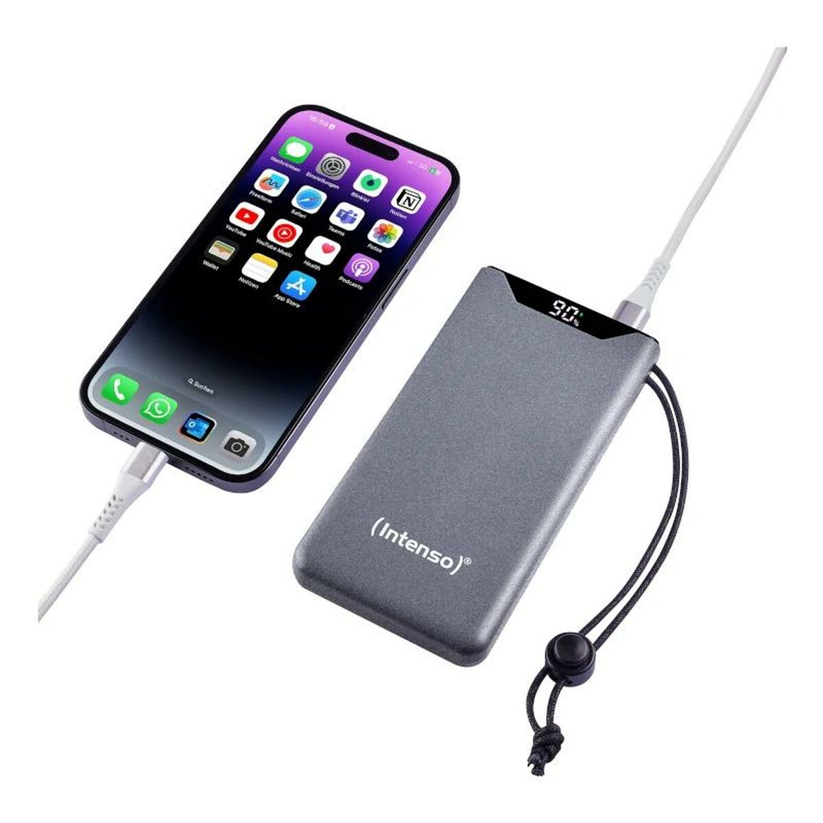 Powerbank INTENSO F10000 10000 mAh Grå - 4