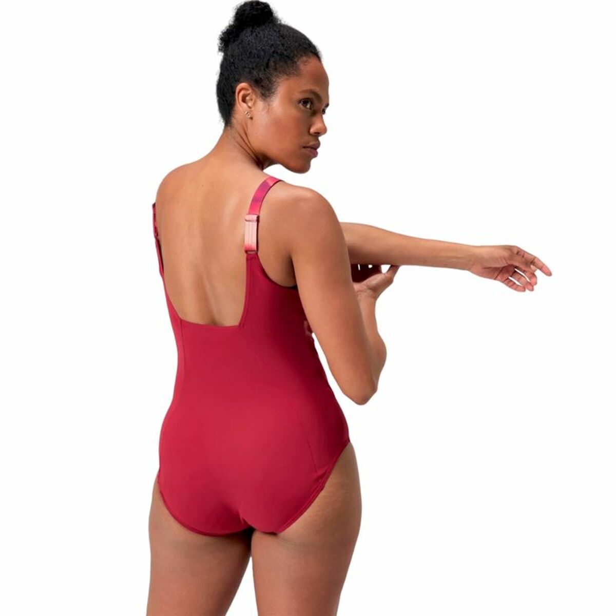 Baddräkt Dam Speedo Shaping Contour Röd - 3