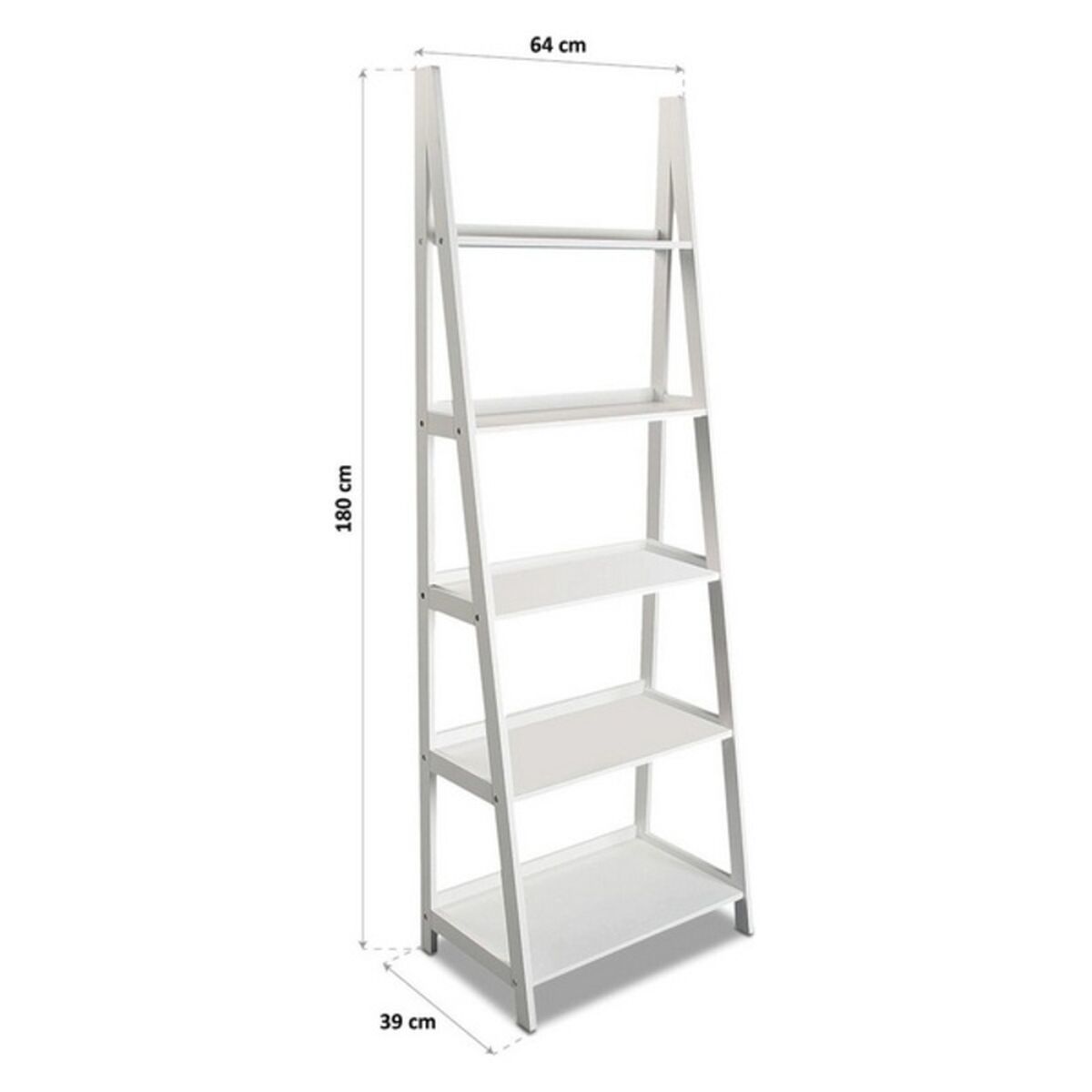 Bokhylla Versa Trä MDF (39 x 180 x 64 cm) - 13