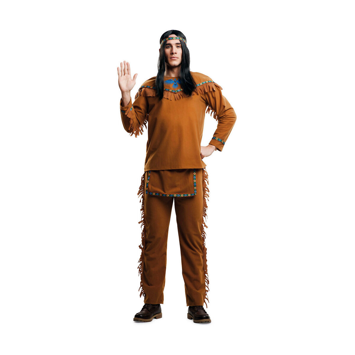Maskeraddräkt vuxna My Other Me American Indian (3 Delar) - 4