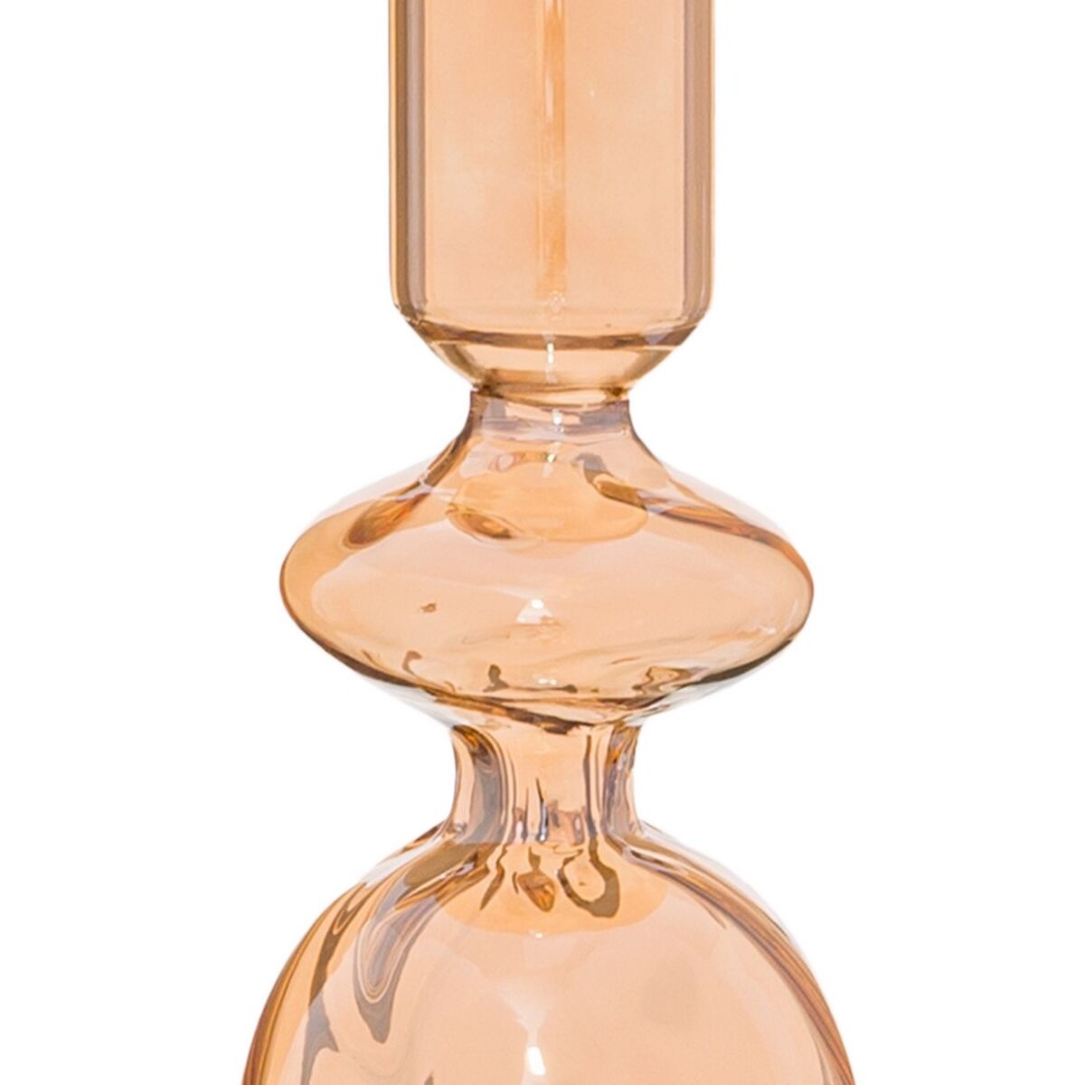 Kandelaber Gyllene Glas Jul 9 x 9 x 28 cm - 2