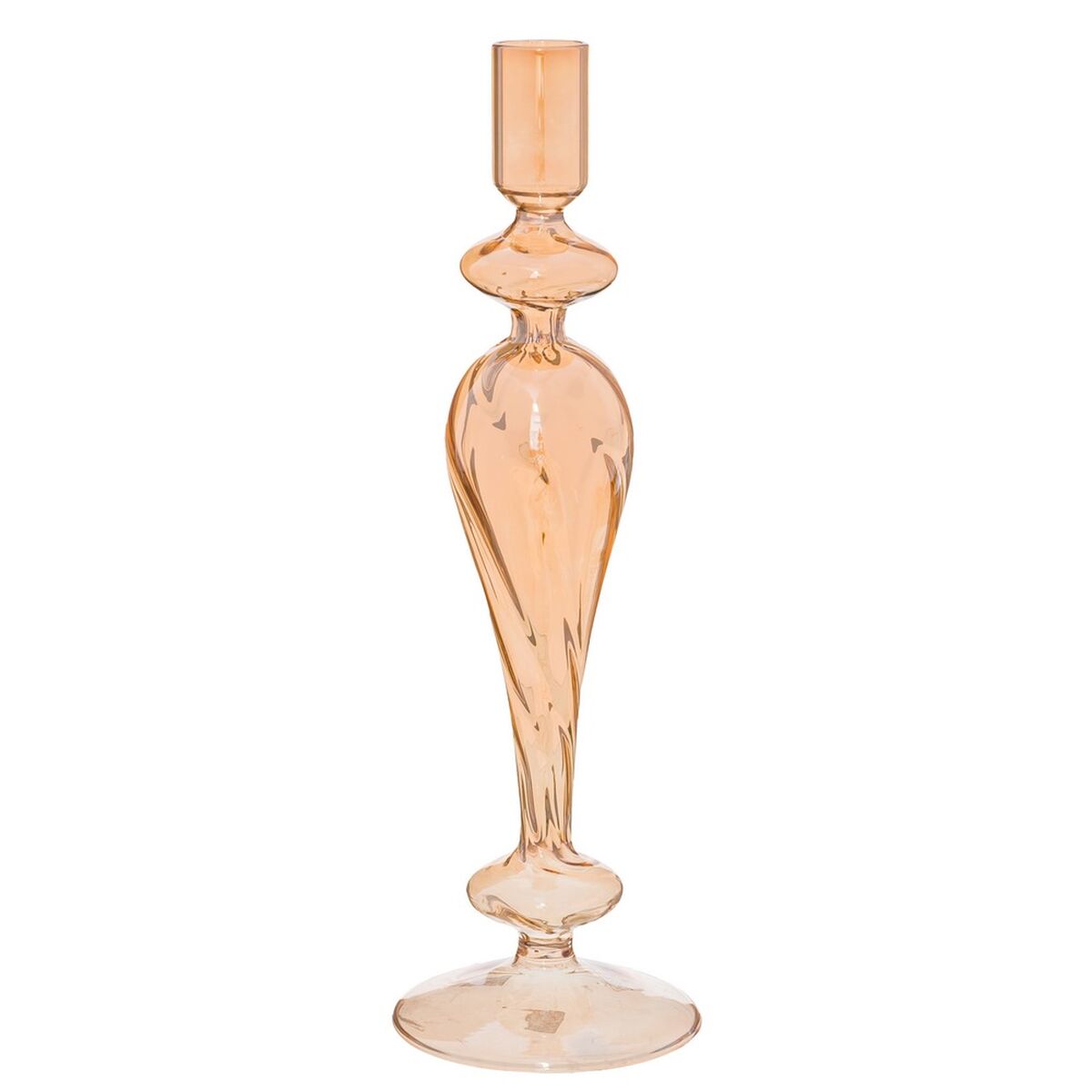 Kandelaber Gyllene Glas Jul 9 x 9 x 28 cm