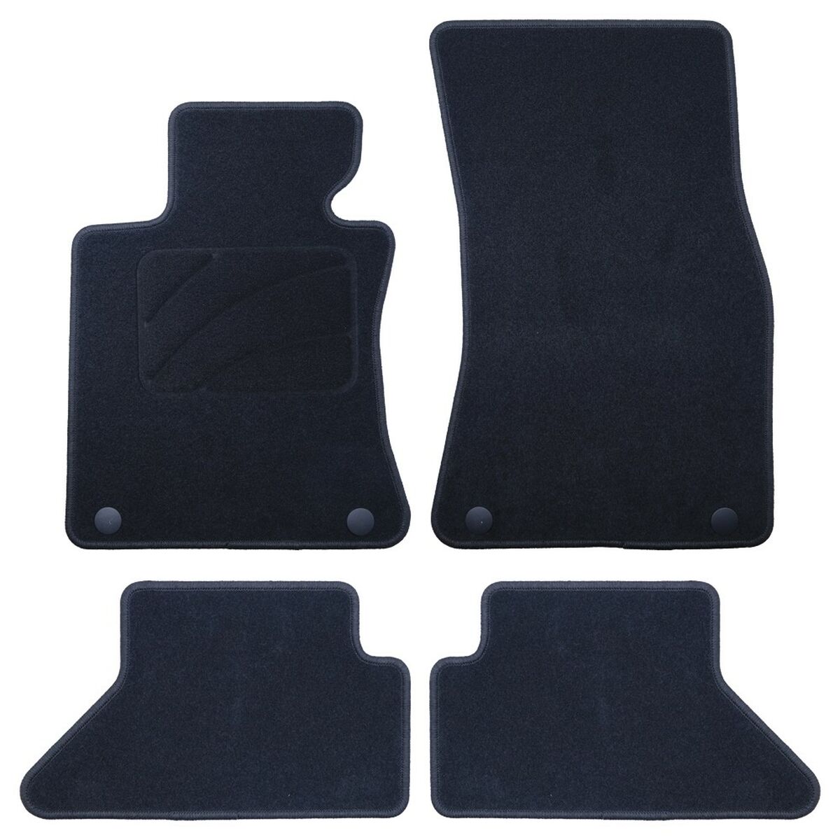 Set med bilgolvmattor OCC Motorsport OCCBW0013 Bmw E63 Serie 6 Coupe