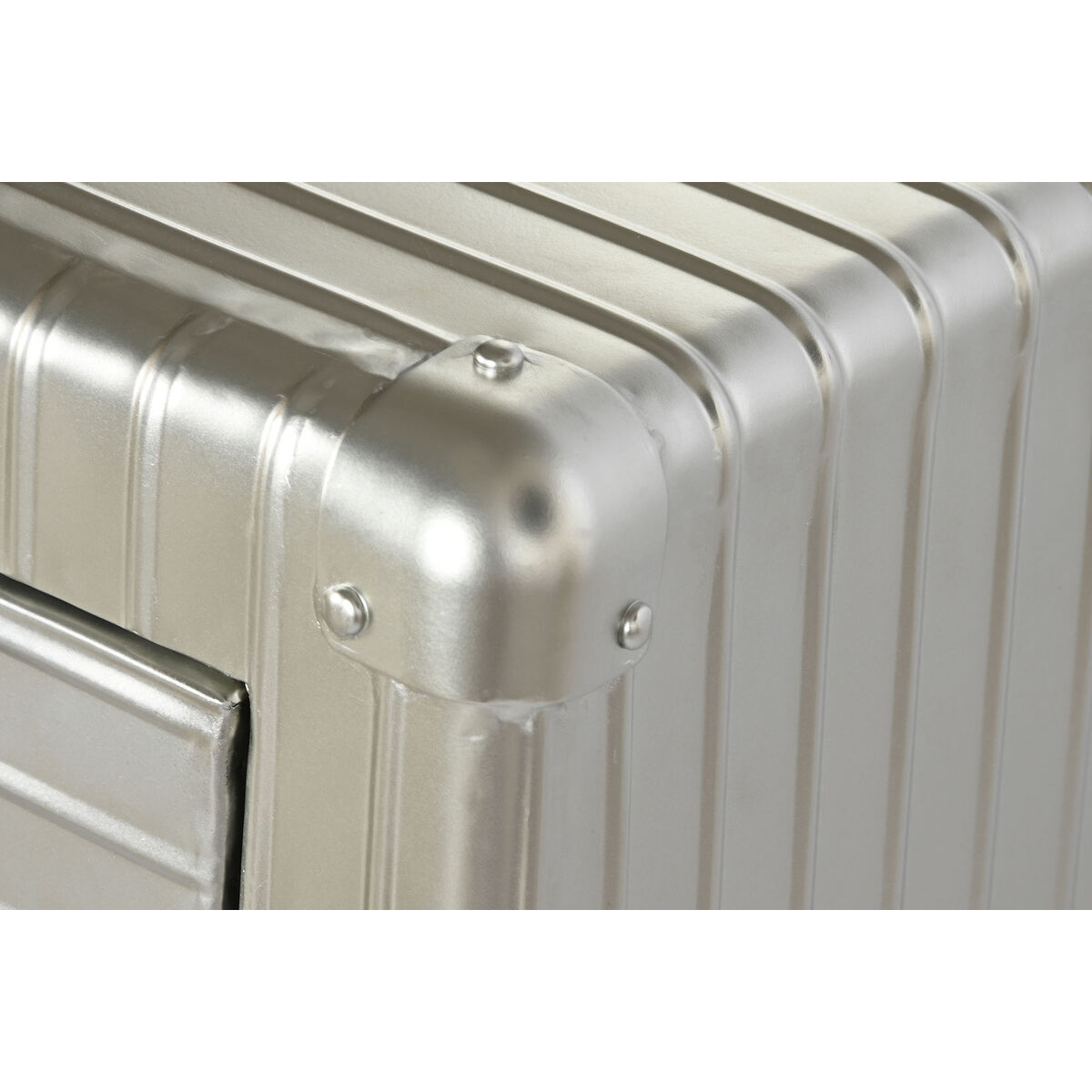 Byrå Home ESPRIT Silvrig Metall Trä MDF Vintage 80 x 39 x 82 cm - 8