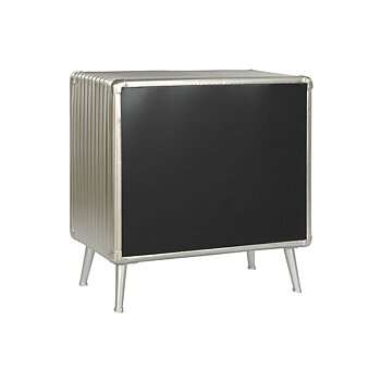 Byrå Home ESPRIT Silvrig Metall Trä MDF Vintage 80 x 39 x 82 cm