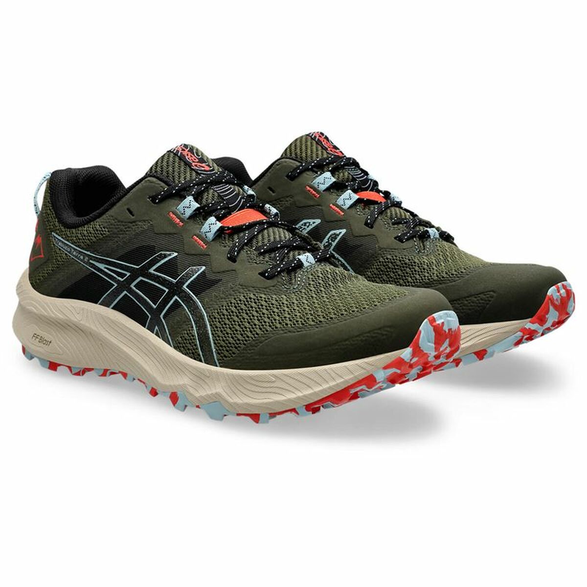 Gymnastikskor, Herr Asics Trabuco Terra 2 Grön - 5